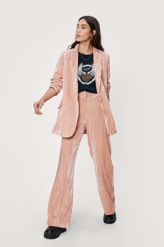 Pantalon Ample En Velours - 36 - Nasty Gal - Modalova