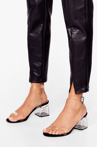 Chaussures À Talon Bas Transparent - 38 - Nasty Gal - Modalova