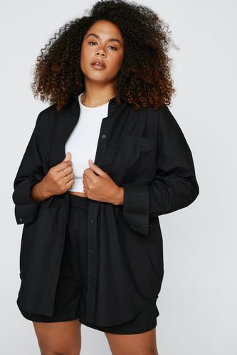 Grande Taille - Chemise Oversize En Popeline - - 44 - Nasty Gal - Modalova