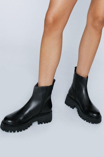 Bottines En Simili À Semelle Compensée - - 36 - Nasty Gal - Modalova