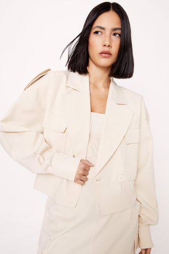 Blazer Cargo En Twill Premium - - 40 - Nasty Gal - Modalova