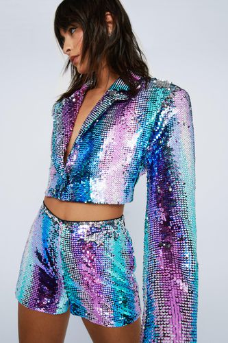 Blazer Court Premium À Sequins - 32 - Nasty Gal - Modalova