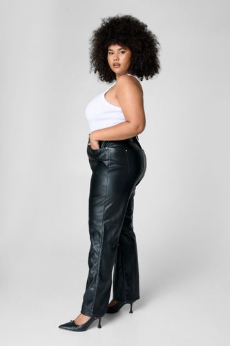 Grande Taille - Pantalon Droit En Simili - 48 - Nasty Gal - Modalova