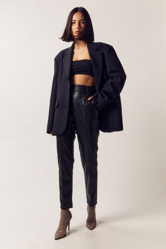 Pantalon Droit En Simili - 32 - Nasty Gal - Modalova