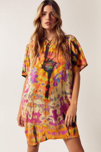 Dressing Gown T-Shirt Tie Dye - 38 - Nasty Gal - Modalova