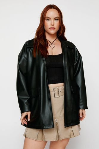 Grande Taille - Veste En Simili - 50 - Nasty Gal - Modalova