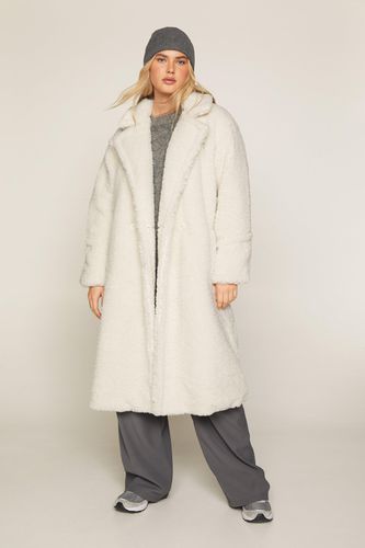 Manteau En Fausse Laine De Mouton Bouclée - - 32 - Nasty Gal - Modalova