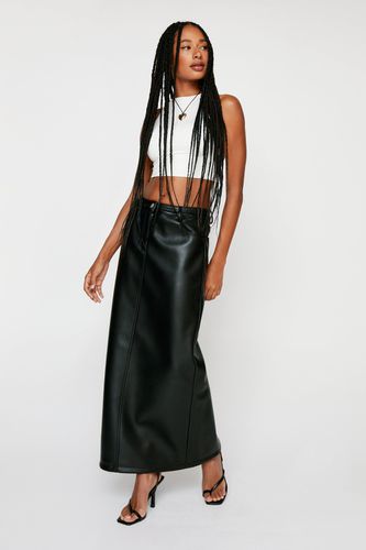 Jupe Longue En Simili Premium - - 32 - Nasty Gal - Modalova