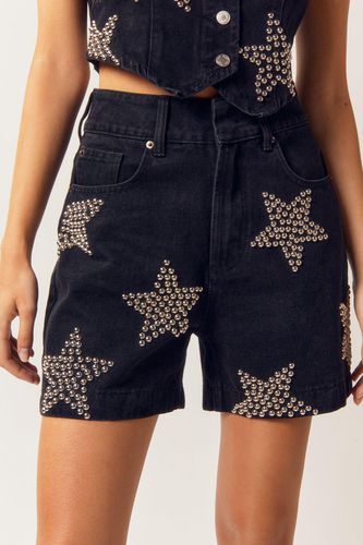 Short En Jean À Étoiles Strassées - - 36 - Nasty Gal - Modalova