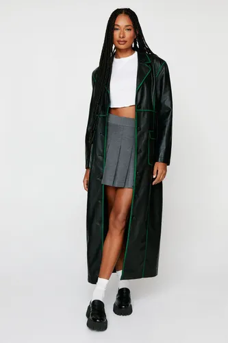 Manteau Ample En Simili Premium - 36 - Nasty Gal - Modalova