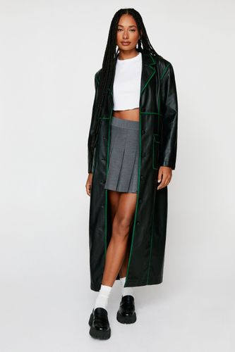 Manteau Ample En Simili Premium - 38 - Nasty Gal - Modalova