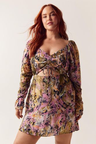 Grande Taille - Dressing Gown Patineuse Camouflage Animal - - 50 - Nasty Gal - Modalova