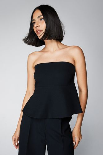 Top Bandeau Péplum Premium - - 34 - Nasty Gal - Modalova