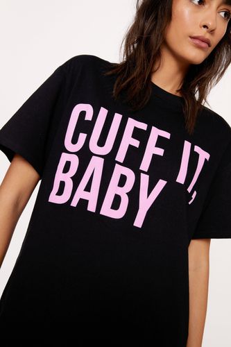 T-Shirt Oversize À Slogan Cuff It - - L - Nasty Gal - Modalova