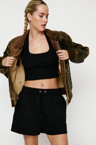 Ensemble Côtelé Avec Débardeur Et Short De Jogging - - M - Nasty Gal - Modalova