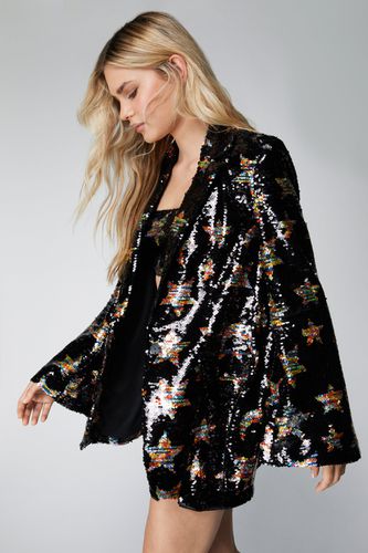 Premium Star Sequin Blazer - - 32 - Nasty Gal - Modalova