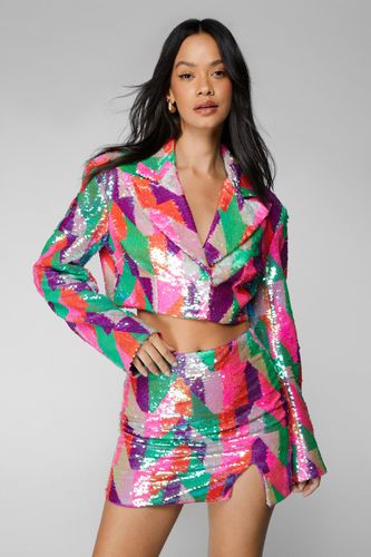 Mini Jupe À Sequins - 36 - Nasty Gal - Modalova