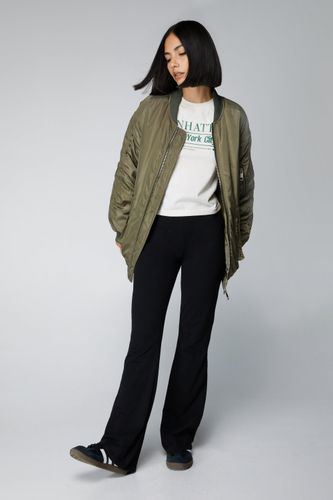 Legging Flare - Noir - L - Nasty Gal - Modalova