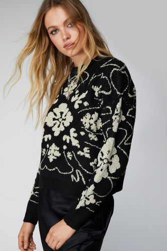 Pull Oversize Doré - Noir - L - Nasty Gal - Modalova