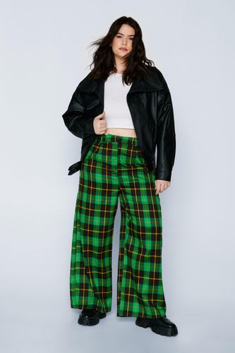 Grande Taille - Pantalon Large À Carreaux - - 52 - Nasty Gal - Modalova