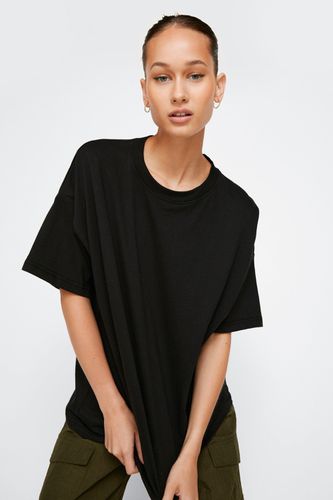 T-Shirt Oversize En Coton - - 34 - Nasty Gal - Modalova