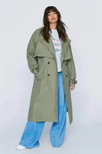 Grande Taille - Trench En Sergé Premium - 46 - Nasty Gal - Modalova