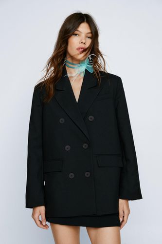 Blazer Oversize À Boutonnage Double - 36 - Nasty Gal - Modalova