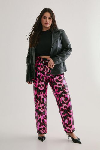 Plus Western Sequin Trouser - 50 - Nasty Gal - Modalova