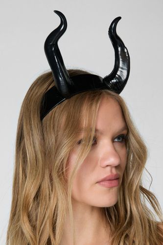 Horn Headband - Noir - One Size - Nasty Gal - Modalova