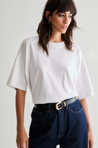 Faux Leather Metal Trim Belt - One Size - Nasty Gal - Modalova