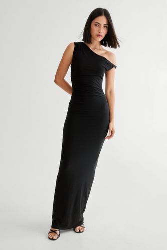 Slinky Off Shoulder Maxi Dress - S - Nasty Gal - Modalova