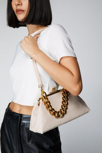 Pochette En Simili Avec Chaîne - One Size - Nasty Gal - Modalova