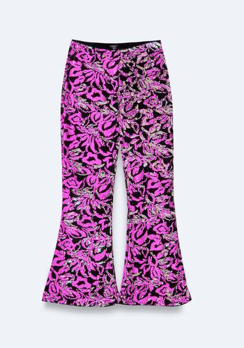 Plus Size Velvet Sequin Flare Trousers - 48 - Nasty Gal - Modalova