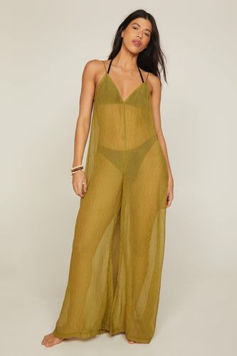 Combinaison Plissée - Vert - S - Nasty Gal - Modalova