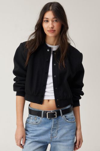 Bomber Court Effet Laine - 32 - Nasty Gal - Modalova