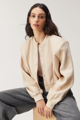 Bomber Court Effet Laine - 34 - Nasty Gal - Modalova