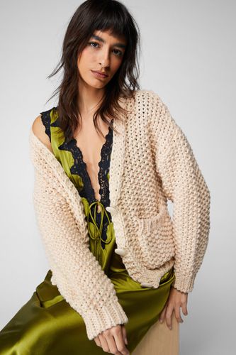 Cardigan En Maille Épaisse - - M/L - Nasty Gal - Modalova