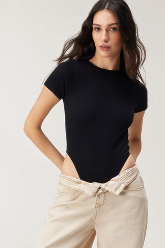 Seamless Crew Neck Bodysuit - S - Nasty Gal - Modalova