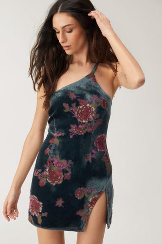 Spring Boho Floral Devore Mini Dress - - 40 - Nasty Gal - Modalova