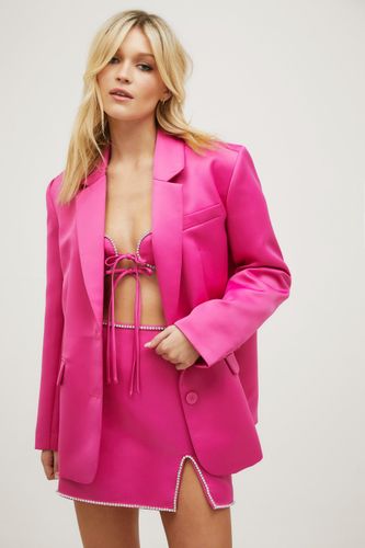 Blazer Premium À Ornement Cœur - 34 - Nasty Gal - Modalova