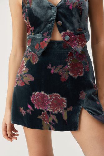 Spring Boho Floral Devore Mini Skirt - - 32 - Nasty Gal - Modalova