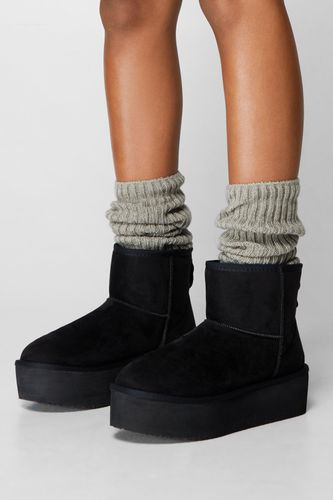 Platform Mini Ankle Boots - 37 - Nasty Gal - Modalova