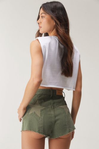 Star Bum Denim Booty Shorts - 32 - Nasty Gal - Modalova