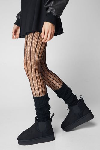 Bottines Confort À Plateforme En Faux Daim - 37 - Nasty Gal - Modalova