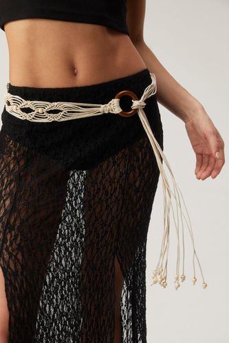 Beaded Rope Belt - Blanc - One Size - Nasty Gal - Modalova