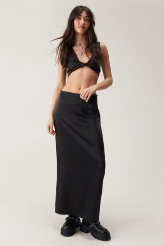 Petite Textured Maxi Skirt - - 32 - Nasty Gal - Modalova