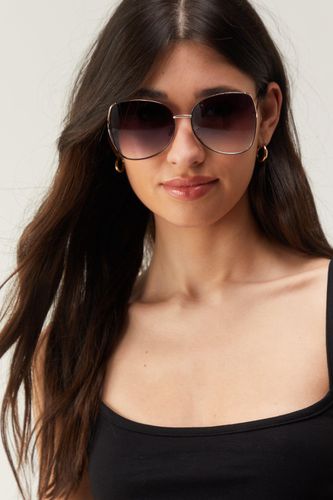 Oversized Rounded Sunglasses - - One Size - Nasty Gal - Modalova