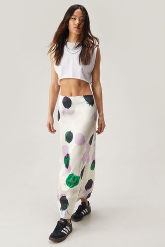 Blurred Spot Bias Maxi Skirt - 36 - Nasty Gal - Modalova