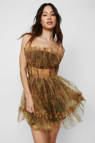 Grunge Tulle Corset Frill Mini Dress - 34 - Nasty Gal - Modalova