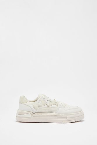 Faux Leather Chunky Trainers - 41 - Nasty Gal - Modalova
